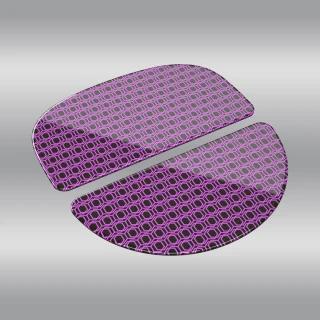 Glass feet for HATOR Quasar 3 series, white + violet - (ACC084)