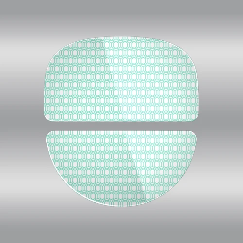 Glass feet for HATOR Quasar 3 series, white + mint - (ACC085)