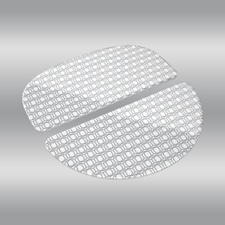 Glass feet for HATOR Quasar 3 series, white + light grey - (ACC088)