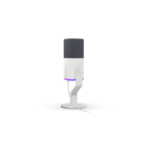 Mikrofon Krux Qube RGB XLR/USB White