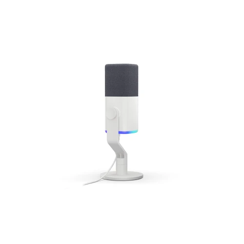 Mikrofon Krux Qube RGB XLR/USB White