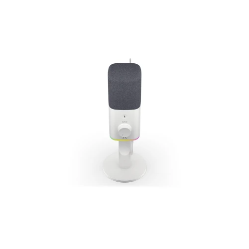 Mikrofon Krux Qube RGB XLR/USB White