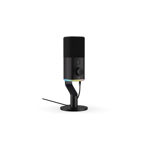 Mikrofon Krux Qube RGB XLR/USB Black