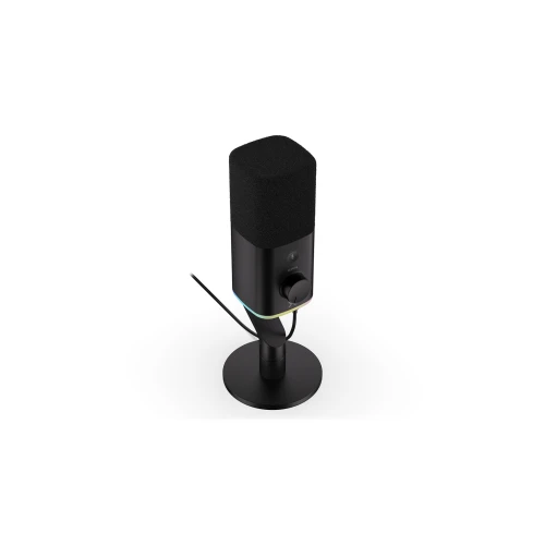 Mikrofon Krux Qube RGB XLR/USB Black