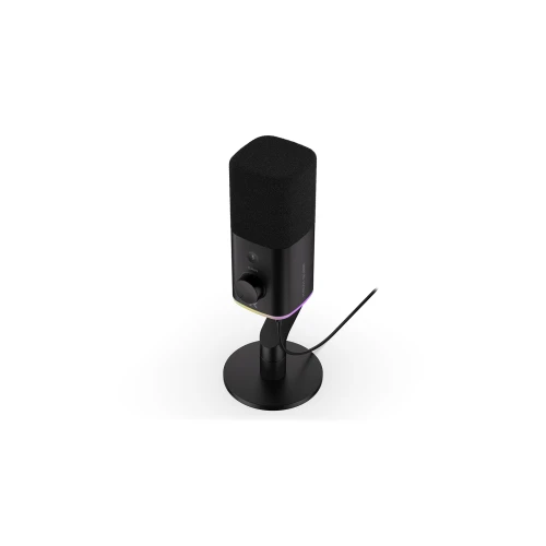 Mikrofon Krux Qube RGB XLR/USB Black