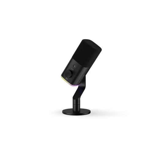 Mikrofon Krux Qube RGB XLR/USB Black