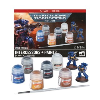 Warhammer 40000 Space Marines: Infernus Marines + Paints Set
