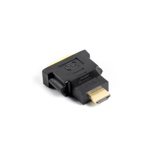 Adapter HDMI(m)->dvi-d(f)(24+5) Single Link Czarny Lanberg