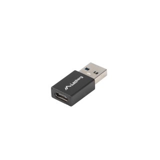 Adapter USB-c(f) 3.1->usb-a(m) Otg Czarny Lanberg