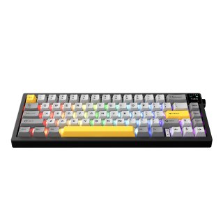 Klawiatura Ajazz AK650 RGB Wireless Black-Gray-Yellow