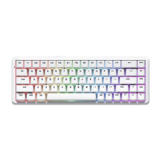 Klawiatura magnetyczna Ajazz AK680 MAX RGB White