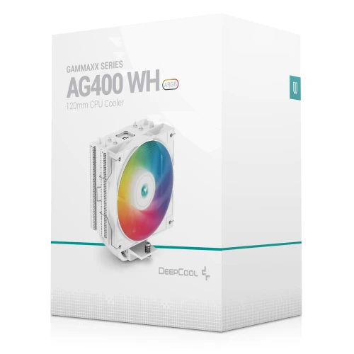 Chłodzenie DeepCool AG400 ARGB 120mm – White