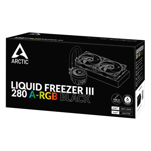 Chłodzenie wodne AiO Arctic Liquid Freezer III 280 ARGB Black