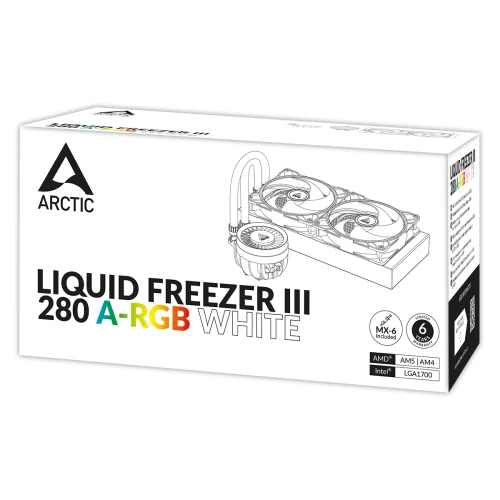 Chłodzenie wodne AiO Arctic Liquid Freezer III 280 ARGB White