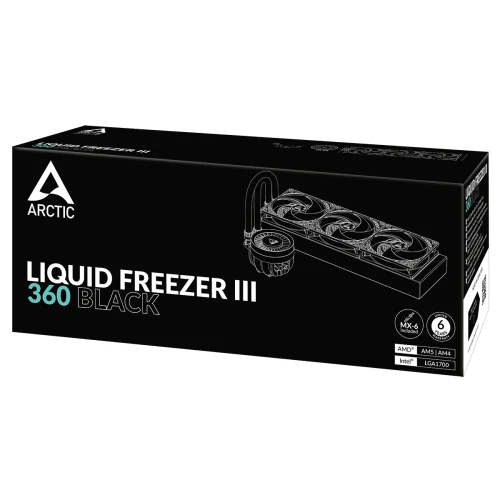 Chłodzenie wodne AiO Arctic Liquid Freezer III 360 Black