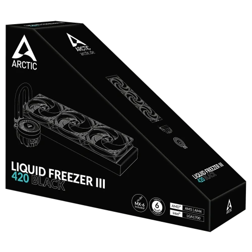 Chłodzenie wodne AiO Arctic Liquid Freezer III 420 Black