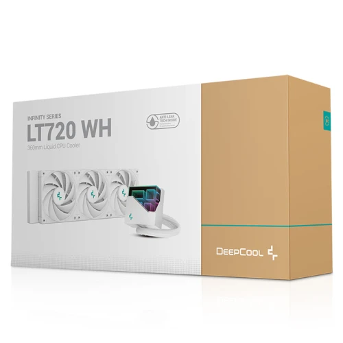 Chłodzenie wodne AiO DeepCool LT720 360mm White