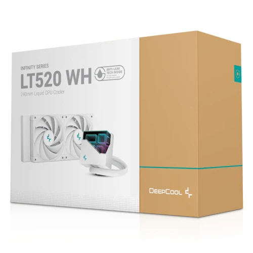 Chłodzenie wodne AiO DeepCool LT520 240mm White