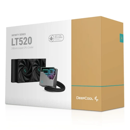 Chłodzenie wodne AiO DeepCool LT520 240mm Black