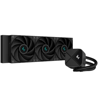 Chłodzenie wodne AiO DeepCool LS720S Zero Dark 360mm Black