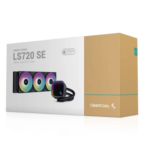 Chłodzenie wodne AiO DeepCool LS720 SE 360mm Black