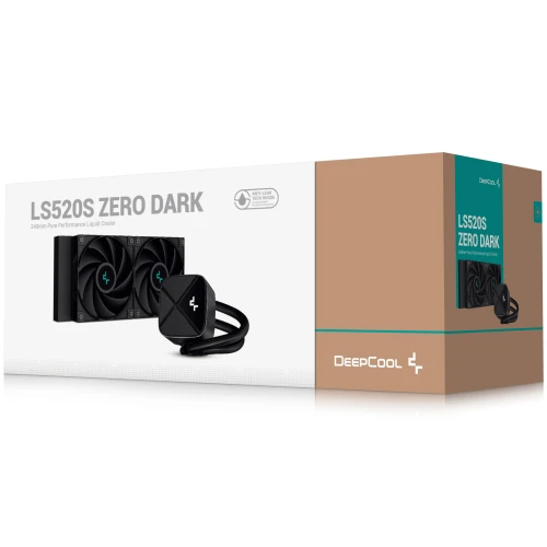 Chłodzenie wodne AiO DeepCool LS520S Zero Dark 240mm Black