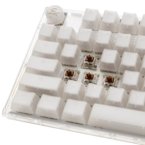 Ducky One 3 Aura White TKL Gaming Tastatur, RGB LED - MX-Brown (US)