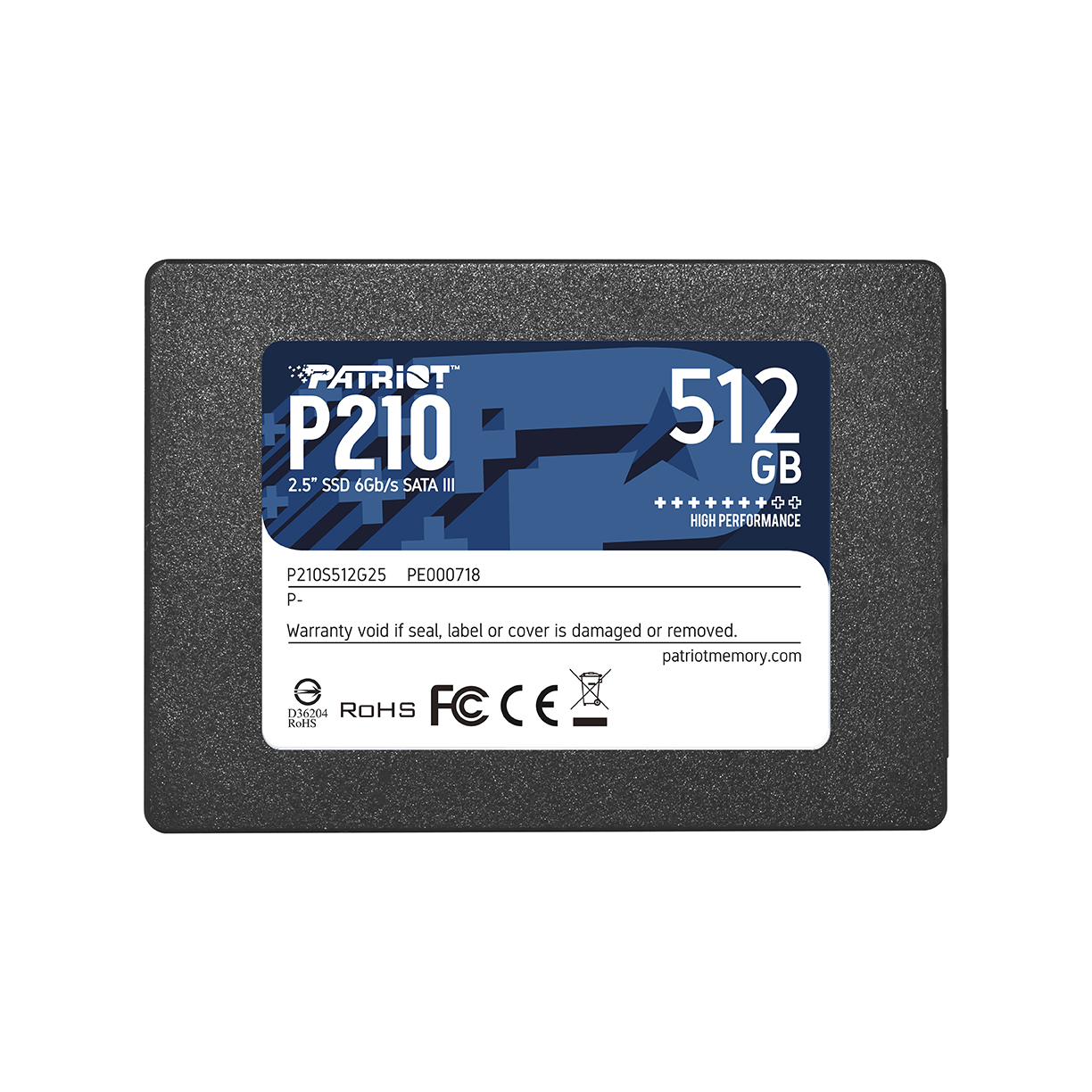 Dysk SSD Patriot P210 512GB SATA3 2.5 520/430MB/s - Hard-Pc.pl