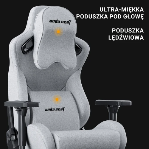 Fotel Anda Seat Kaiser 2 pro Grey Materiałowy