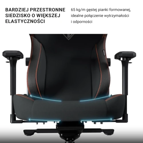 Fotel Anda Seat Kaiser 3 L Materiałowy Dark Gray