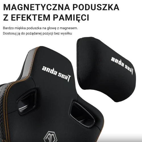 Fotel Anda Seat Kaiser 3 L Materiałowy Dark Gray