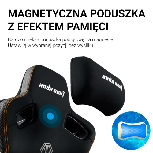 Fotel Anda Seat Kaiser 3 Pro XL Materiałowy black