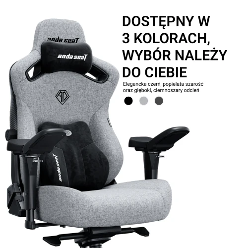 Fotel Anda Seat Kaiser 3 Pro XL Materiałowy black