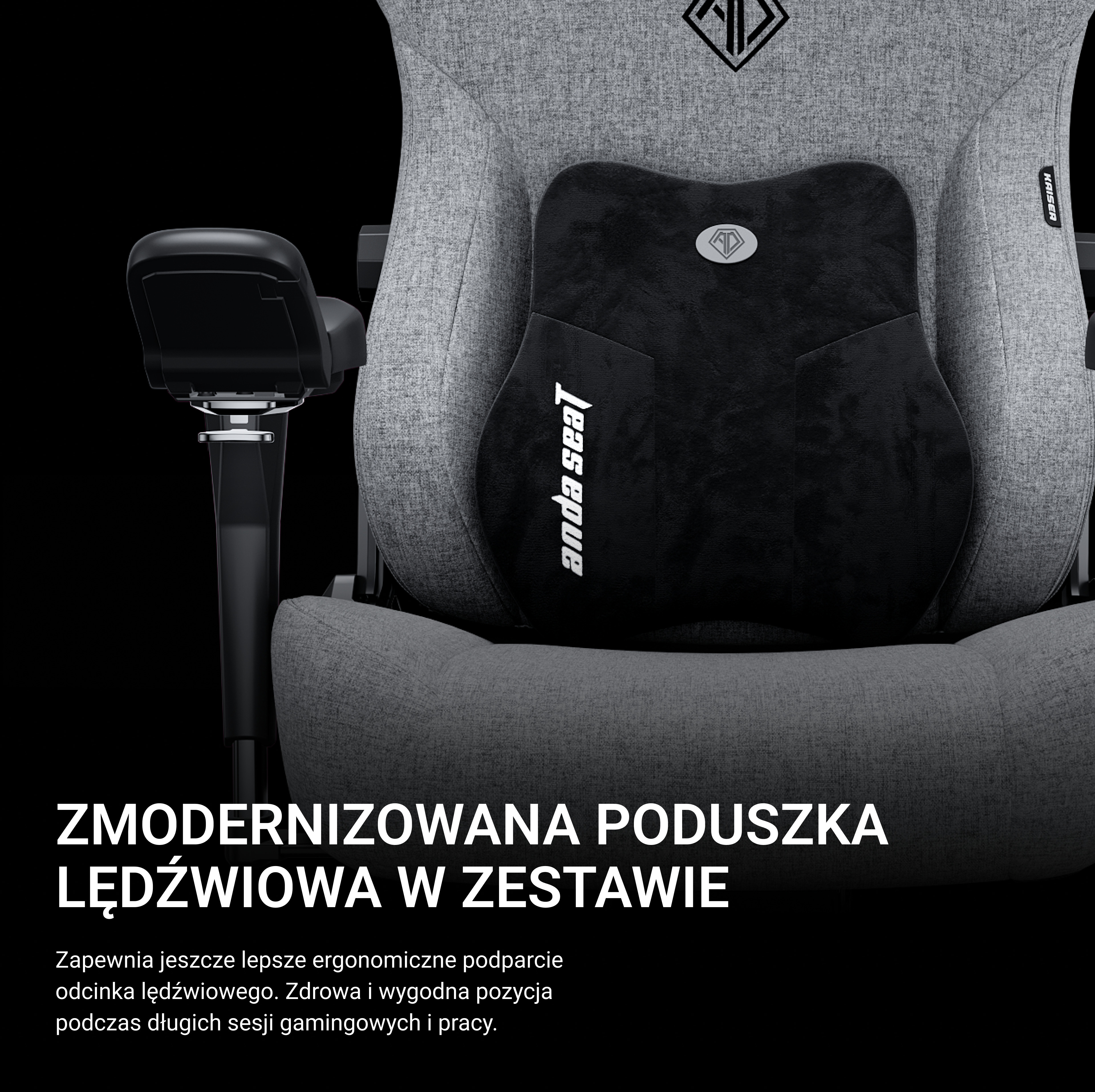 Fotel Anda Seat Kaiser 3 Pro w rozmiarze XL