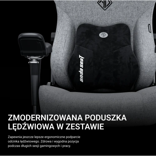 Fotel Anda Seat Kaiser 3 Pro XL Materiałowy black