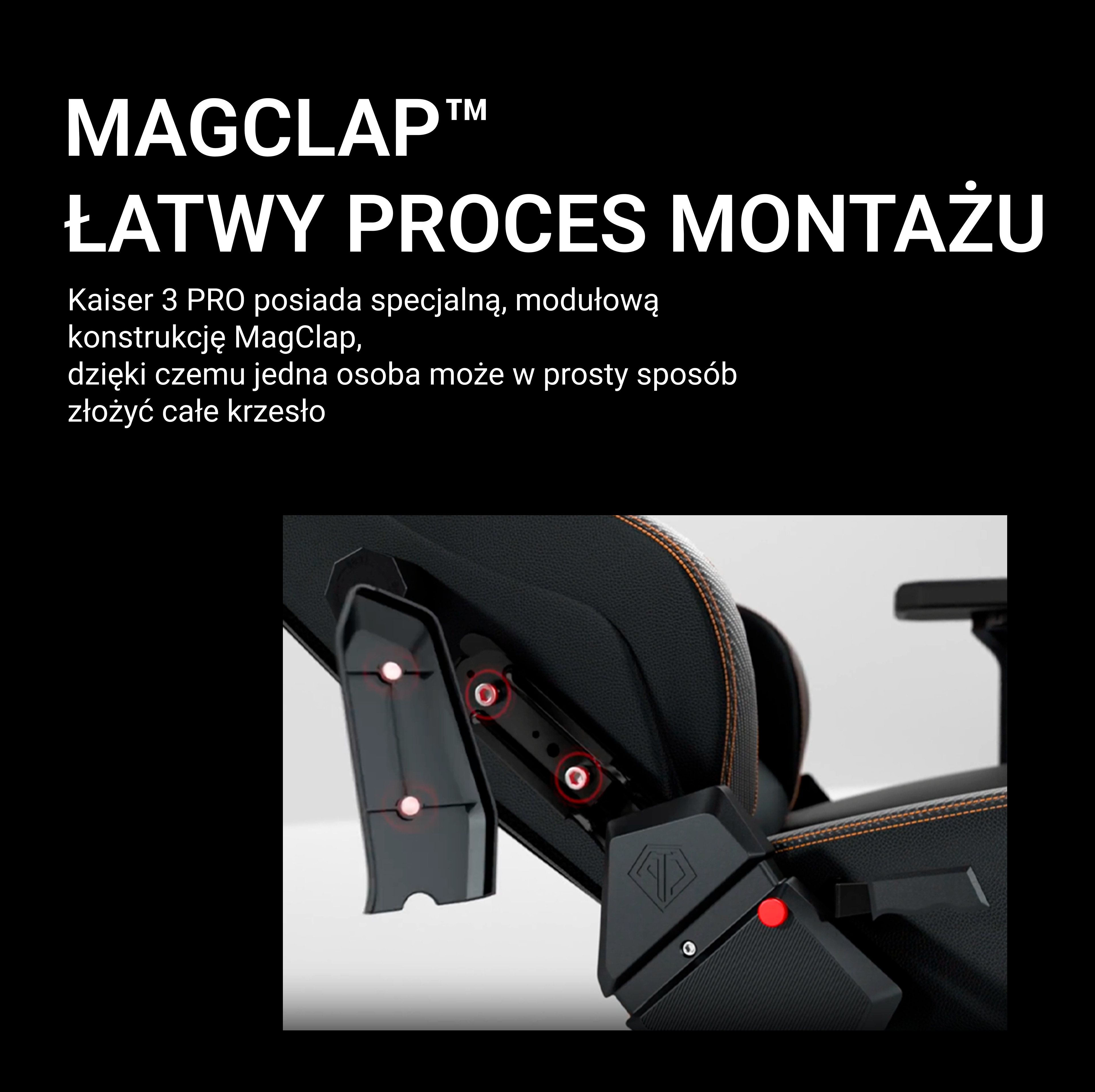 Magnetyczna poduszka pod głowę z pianką memory