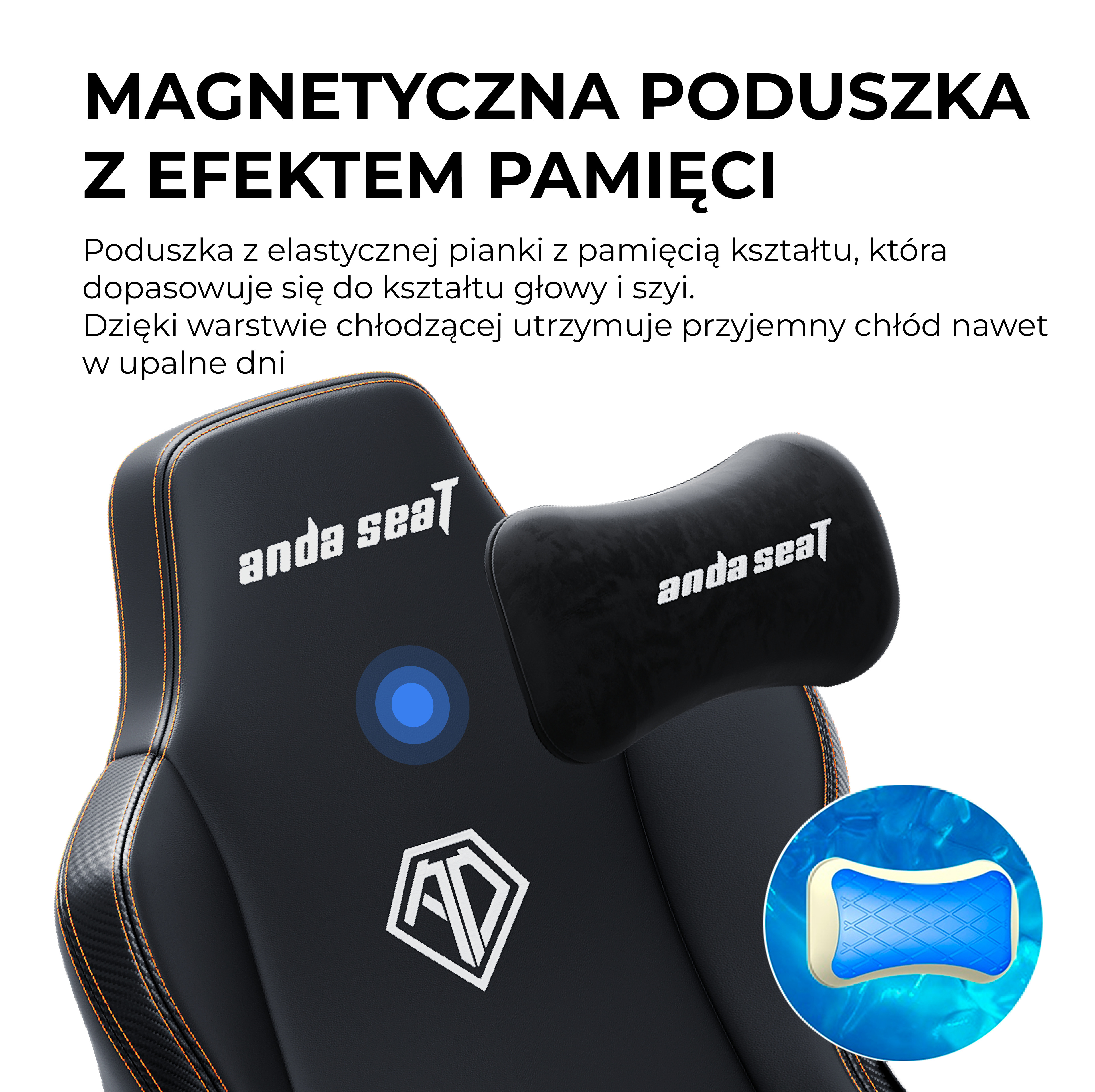 Poduszki pod kark i odcinek lędźwiowy