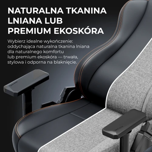 Fotel Anda Seat Kaiser 3E XL Light Blue Materiałowy