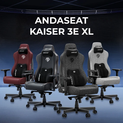 Fotel Anda Seat Kaiser 3E XL Light Blue Materiałowy