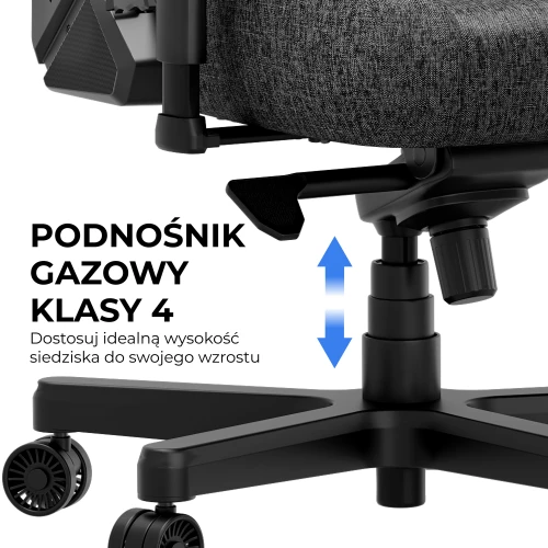Fotel Anda Seat Kaiser 3E XL Light Blue Materiałowy