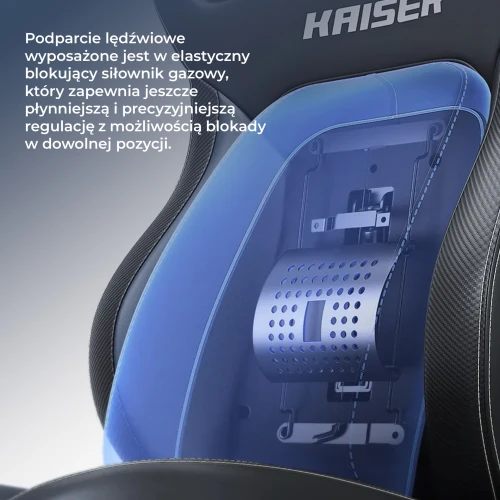 Fotel Anda Seat Kaiser 4 V2 Size XL Gray Materiałowy