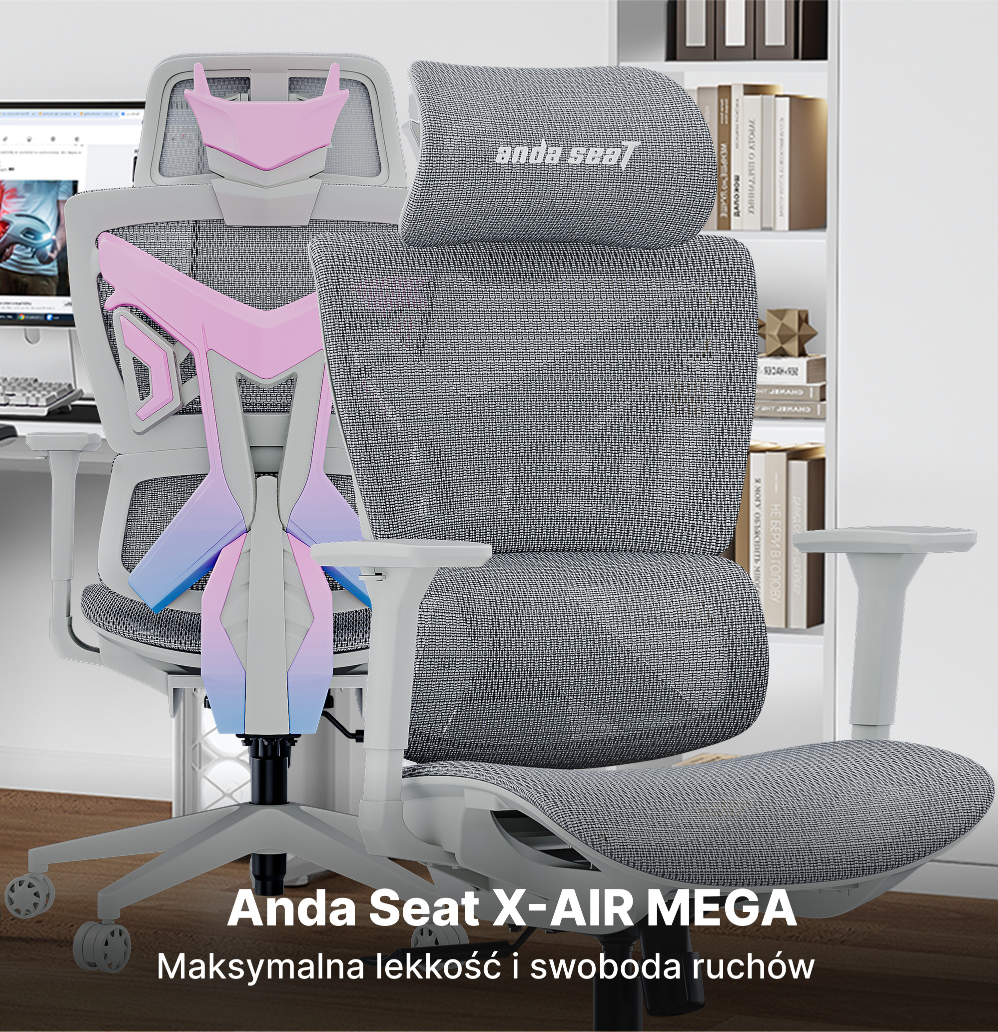 Fotel gamingowo-biurowy Anda Seat X-Air Mega XL