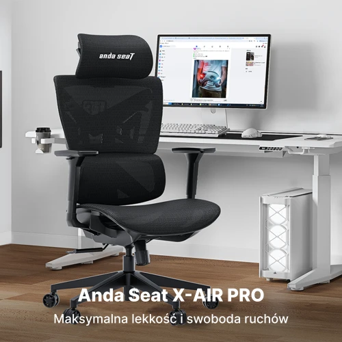 Fotel Anda Seat X-Air Pro Size XL Mesh Space Black
