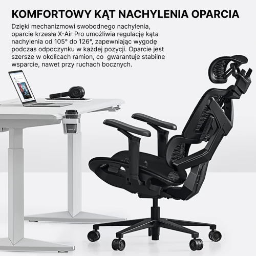 Fotel Anda Seat X-Air Pro Size XL Mesh Space Black