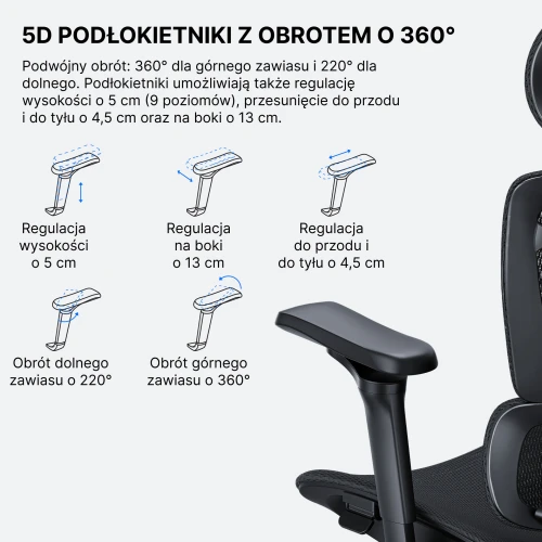 Fotel Anda Seat X-Air Pro Size XL Mesh Space Black
