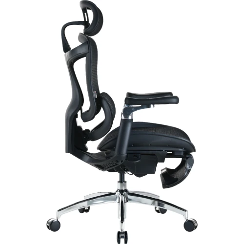 Fotel biurowy z podnóżkiem Sihoo DORO C300 Pro Mesh Black z podnóżkiem