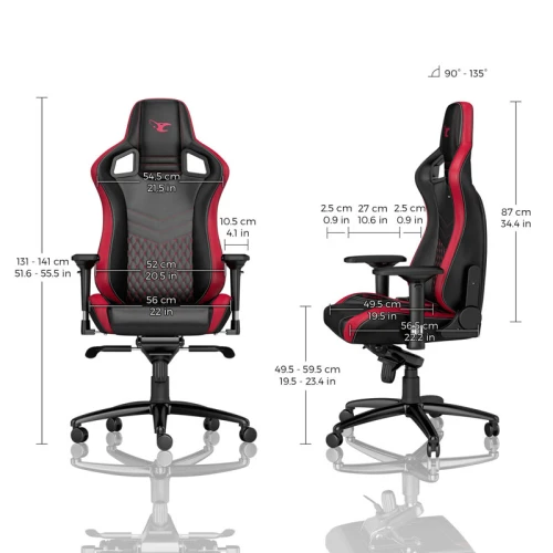 Fotel Dla Gracza Noblechairs EPIC mousesports Edition Black-Red