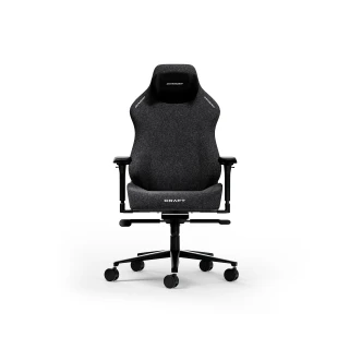 Fotel DXRacer CRAFT Black Materiałowy XL