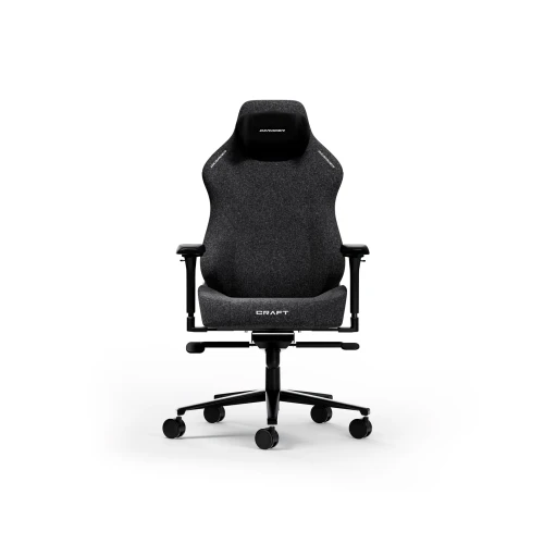 Fotel DXRacer CRAFT Black Materiałowy XL