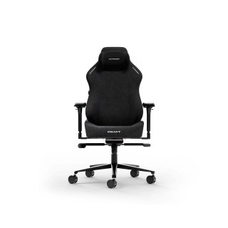 Fotel DXRacer CRAFT Black Materiałowy L